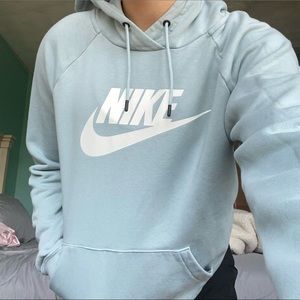 -baby blue nike hoodie